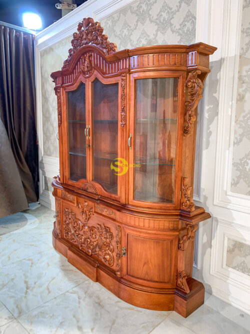 Tủ rượu hương đá hoàng gia cổ điển - TR29 - Hình ảnh 6