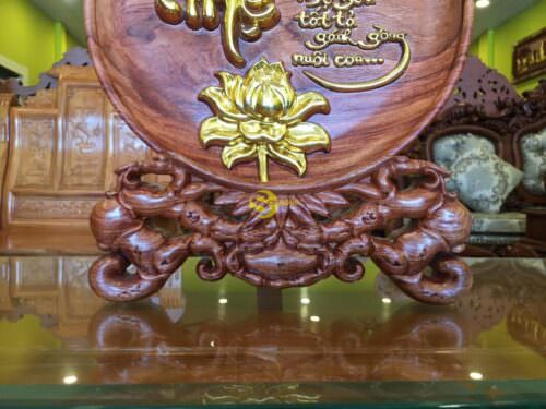 Đĩa cha mẹ gõ hương dát vàng  - DCMA30 - Hình ảnh 3