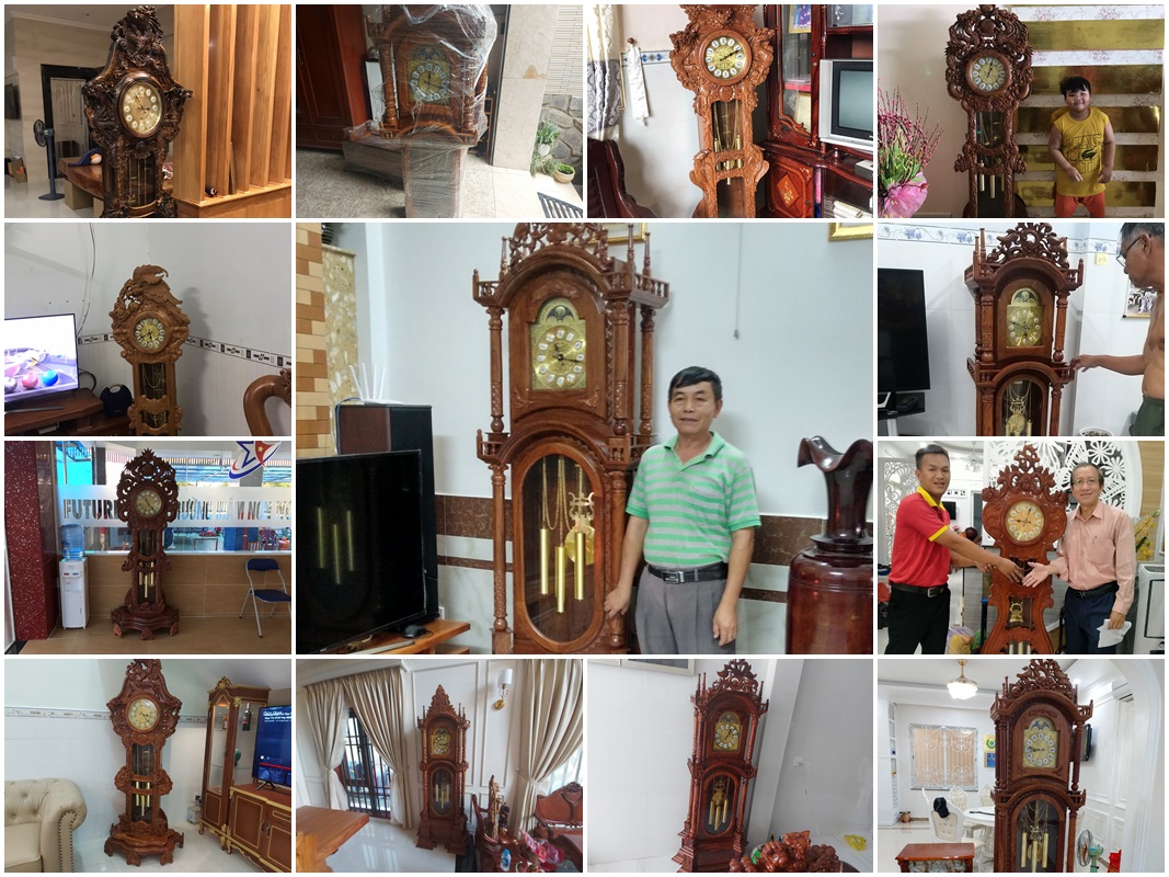Những khách hàng đã trải nghiệm và tin dùng đồng hồ quả lắc gỗ đứng tại Sơn Đông