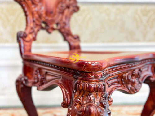 Ghế ăn hoàng gia Minerva gỗ cẩm lai Việt Nam GA489A1