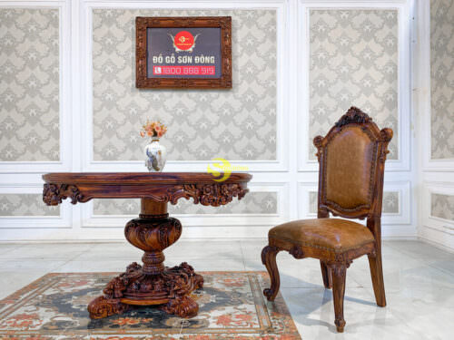 Ghế ăn hoàng gia Silik Demetra cẩm lai - GA490 - Hình ảnh 5