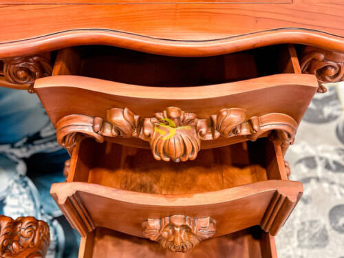 Bàn trang điểm hoàng gia gỗ gõ đỏ - BP029