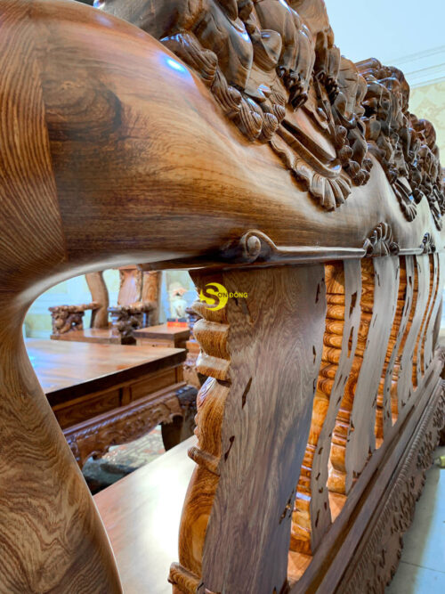 Salon gỗ cổ điển nghê đỉnh cẩm lai