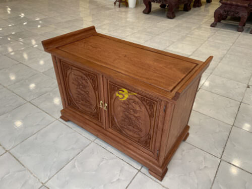 Tủ nhang hương đá chạm sen - SD210 - Ảnh 7