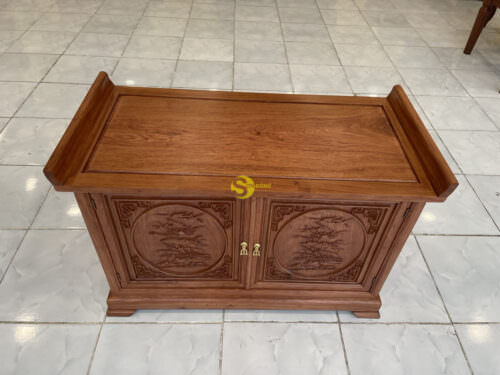 Tủ nhang hương đá chạm sen - SD210 - Ảnh 6