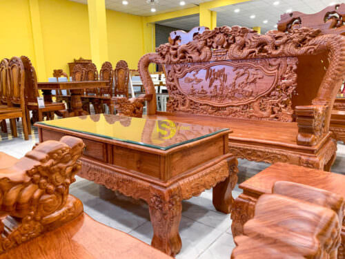 Bộ bàn ghế gỗ cao cấp