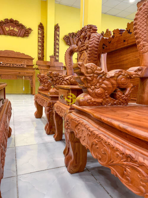 Bộ bàn ghế gỗ cao cấp