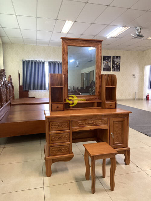 Bàn phấn gõ đỏ mẫu mới - BP013 - Hình ảnh 13
