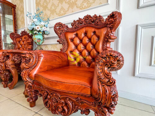 Bàn Ghế Hoàng Gia Super Luxury Nguyên Khối Phiên Bản Giới Hạn 2023 10 MÓN