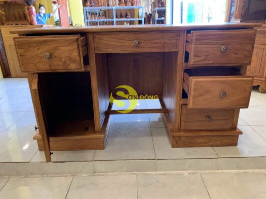 Bàn Làm Việc Gõ Đỏ 1m2 - BLV127 15 ban lam viec blv127 2