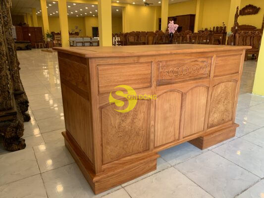 Bàn Làm Việc Gõ Đỏ 1m2 - BLV127 14 ban lam viec blv127 3