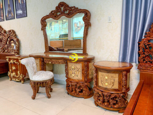 Bàn Phấn Cổ Điển Royal Châu Âu Siêu Vip BP308