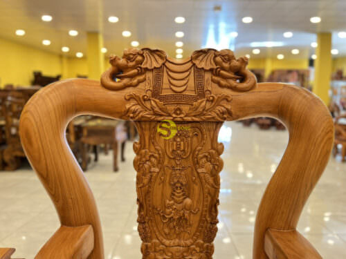 Bộ Bàn Ghế Gõ Đỏ Quốc voi mặt liền 6 món tay 12 - BBG340 20 Bộ Bàn Ghế Gõ Đỏ Quốc voi mặt liền 6 món tay 12 - BBG340