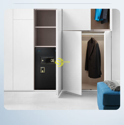 Tab Két Sắt Mini hiện đại khóa vân tay - mật khẩu, cảm biến điều khiển wifi từ xa CN-KS02 - Ảnh 4