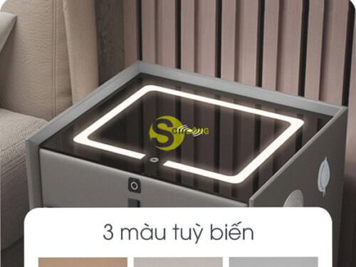 Tủ đầu giường đa năng khóa vân tay CN-TDG04
