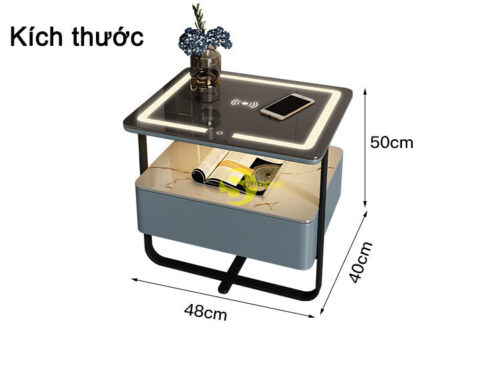 Tủ kệ đầu giường đa năng khóa mật khẩu CN-TDG01
