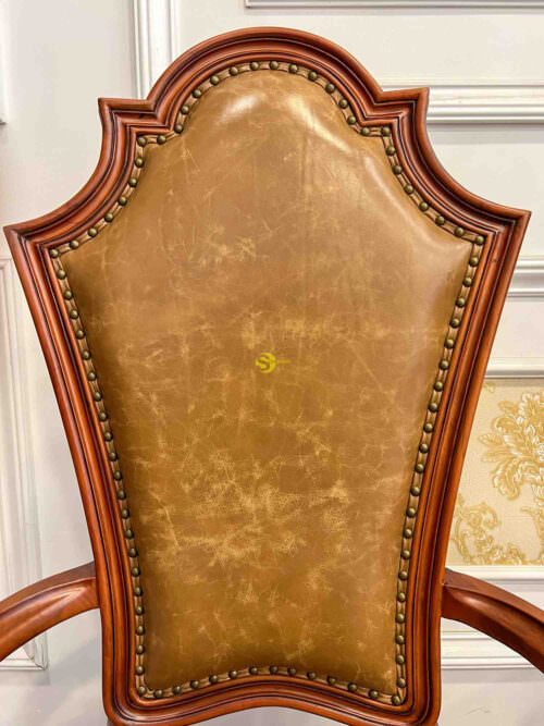 Ghế ăn louvre gỗ beech tay chủ GA605 - Ảnh 8