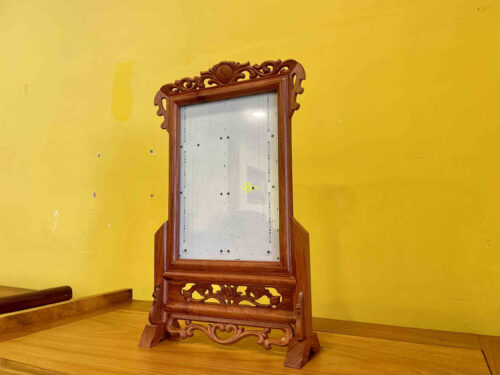 Khung hình rồng gỗ hương KH009 - Hình ảnh 3