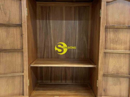 Tủ quần áo gỗ gõ đỏ TQA36