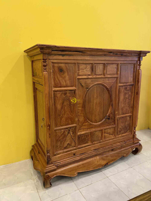 Tủ thờ cầm lai 13 ô trám 1.53m – SD530 - Hình ảnh 6