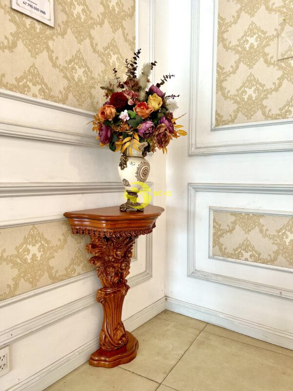 Kệ trang trí gõ đỏ specchiere e consoll KTT21 15 ke trang tri go do ktt21 7