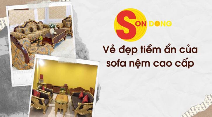 Vẻ đẹp tiềm ẩn của sofa nệm cao cấp