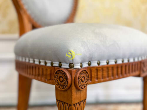 Ghế ăn Seriena Louis Hoàng Gia gõ đỏ bọc nệm - GA532 11 Ghế ăn Seriena Louis Hoàng Gia gõ đỏ bọc nệm