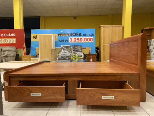 Giường ngủ hương đá 1,8m GDH005