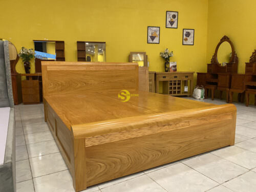 Giường ngủ gõ đỏ GGD009