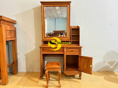 Bàn phấn gõ đỏ cao cấp mẫu mới 90cm - BP015 6 Ban phan go do cao cap mau moi 90cm BP015 6 1