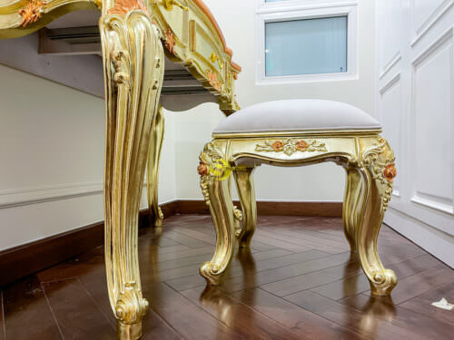 Bàn phấn cổ điển hoàng gia gỗ beech BP030
