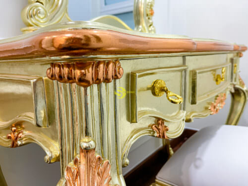 Bàn phấn cổ điển hoàng gia gỗ beech BP030