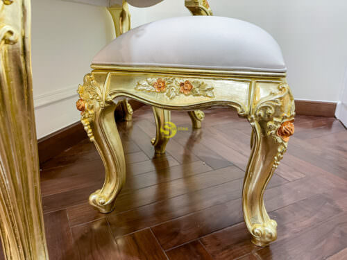 Bàn phấn cổ điển hoàng gia gỗ beech BP030