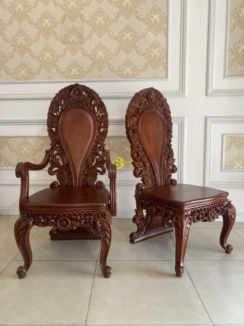 Ghế ăn hoàng gia Louis Lusso GA088A1 - Hình ảnh 2