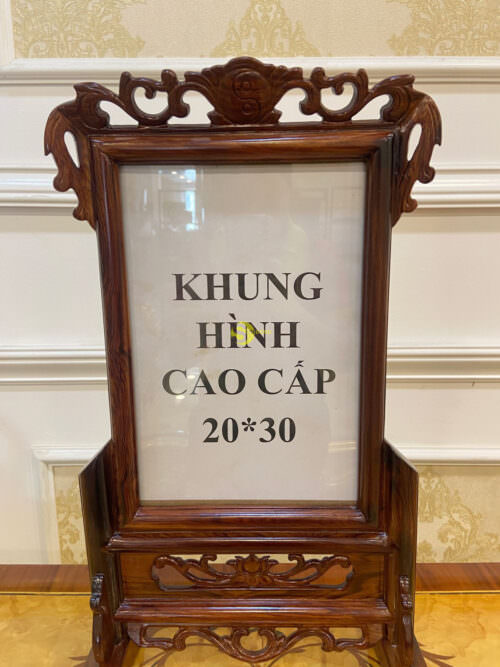 Khung hình cẩm lai cao cấp 20x30 KH40CL - Hình ảnh 2
