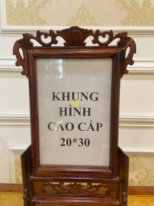 Khung hình cẩm lai cao cấp 20x30 KH40CL - Hình ảnh 3