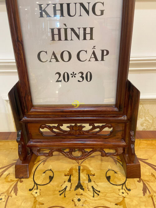 Khung hình cẩm lai cao cấp 20x30 KH40CL - Hình ảnh 8