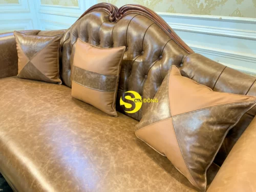 Bộ sofa cẩm lai tân cổ điển 7 món BBG4570 - Ảnh 12