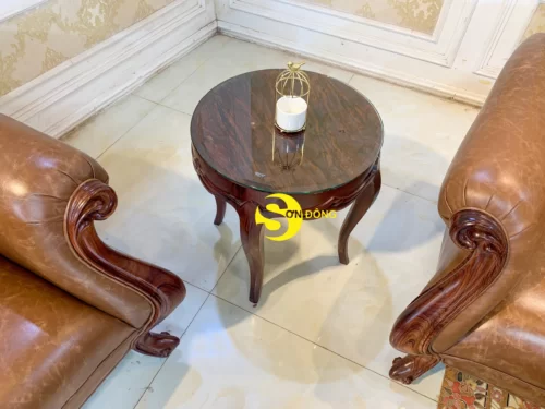 Bộ sofa cẩm lai tân cổ điển 7 món BBG4570 - Ảnh 9
