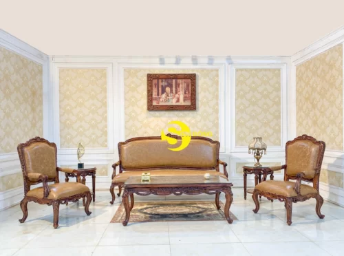 Bộ sofa tân cổ điển Auguri gỗ Cẩm Lai cao cấp - BBG4568