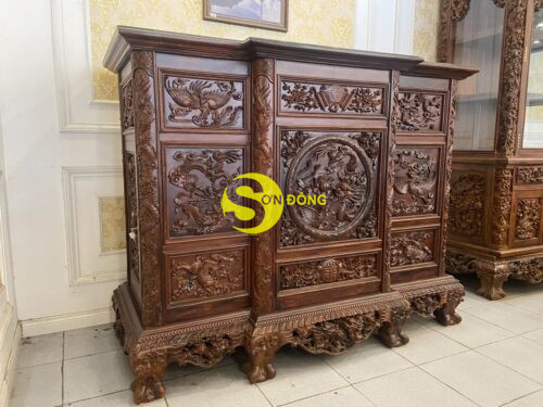 TỦ THỜ PHẬT GỖ CẨM LAI-TT402 - Hình ảnh 4