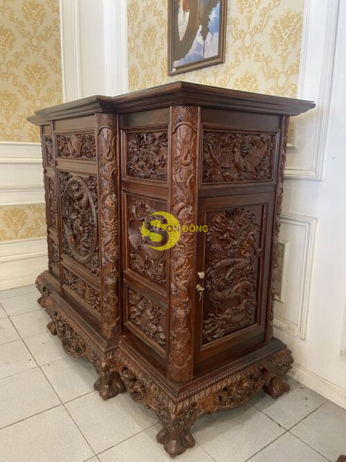 TỦ THỜ PHẬT GỖ CẨM LAI-TT402 - Hình ảnh 3