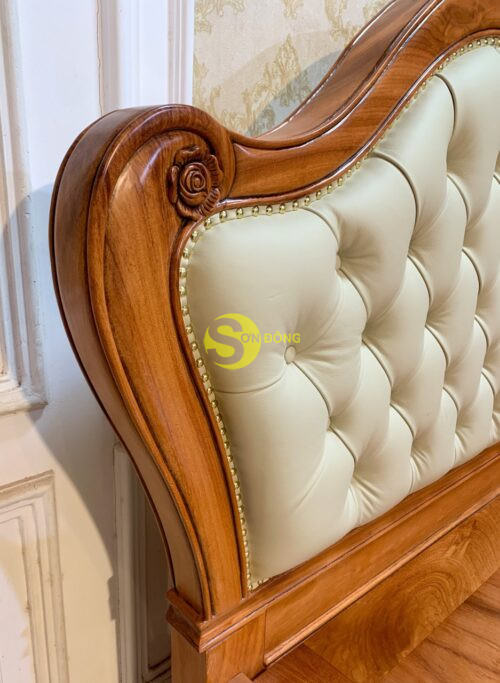 Giường ngủ hoa văn -GN212 - Ảnh 3
