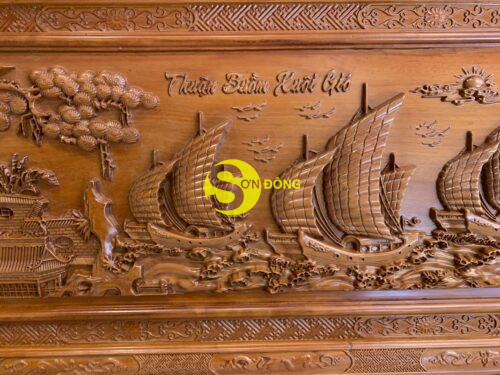 Tranh Tranh thuan buom xuoi gio go huong 1 2