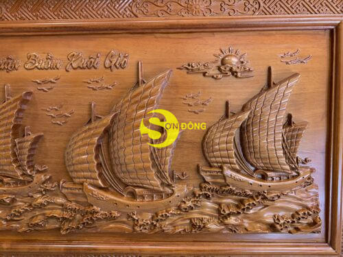 Tranh Tranh thuan buom xuoi gio go huong 1 8