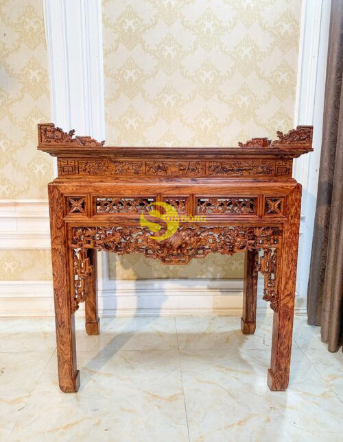 Bàn thờ án gian gỗ cẩm lai-BT402