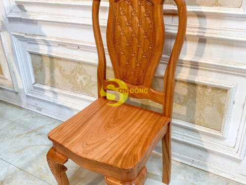 Bộ bàn ăn gõ đỏ 8 ghế chạm tựa hoa mai bàn lượn-BBA2228L 20 Bo ban an go do 8 ghe cham tua hoa mai ban luon 9