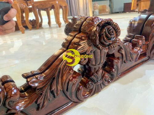 Khung gương treo tường gỗ cẩm lai-KG402 - Hình ảnh 2