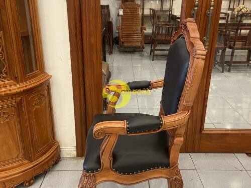Ghe lam viec Victoria co dien boc da 4