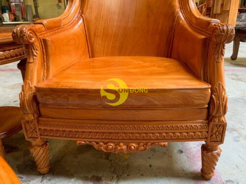 Bo sofa tan co dien lusso tua cong go go do 9